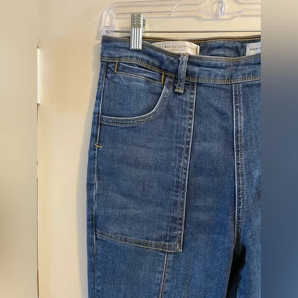 Pilcro & the Letterpress by Anthropologie High Rise Bootcut Jeans Size 28 - Picture 11 of 16